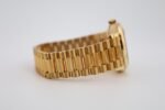 Rolex Yellow Gold Day-Date 36 Watch - Fluted Bezel - Mother-of-Pearl Diamond Dial - President Bracelet - 128238 mdp - Image 4
