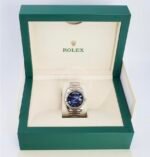 Rolex Day-Date 40 40mm Blue Ombré Dial Fluted Bezel President Bracelet - 228239 | 2024 Model - Image 3