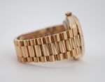 Rolex Day-Date 40 Rose Gold Chocolate Diagnonal Motif Index Dial & Fluted Bezel President Bracelet 228235 - - Image 4