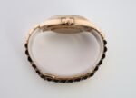 Rolex Day-Date 40 Rose Gold Chocolate Diagnonal Motif Index Dial & Fluted Bezel President Bracelet 228235 - - Image 6