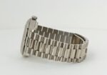Rolex White Gold Day-Date 40 Watch - Fluted Bezel - Meteorite Baguette Diamond Dial - President Bracelet - 228239 mtdp - Image 6