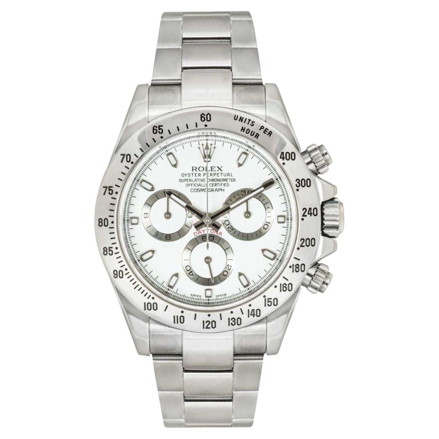 116520.jpg Rolex Cosmograph Daytona 116520 White Dial 40mm Oyster Bracelet - Image 1