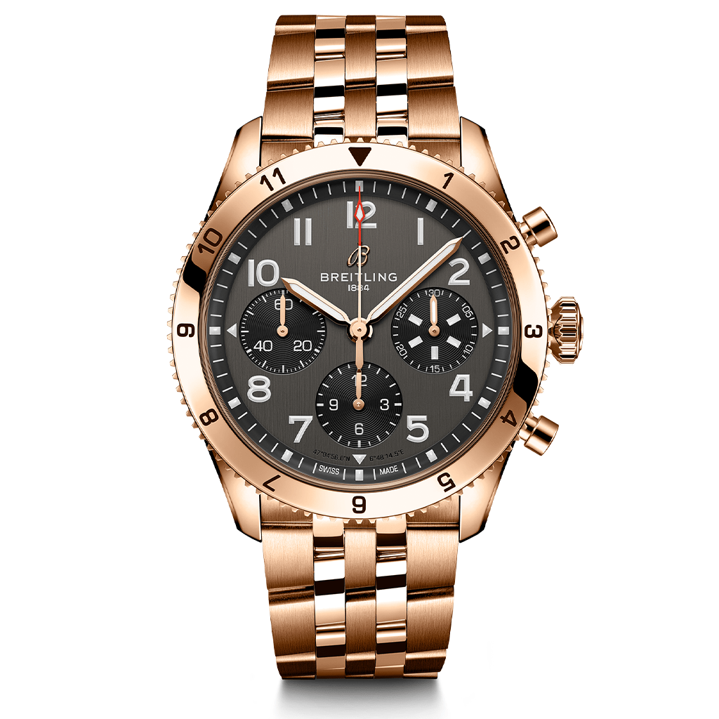 15_1_R233801A1B1R1.png Classic AVI Chronograph 42 P-51 Mustang R233801A1B1R1 - Image 1