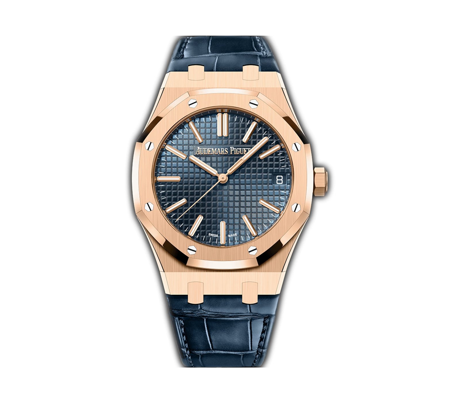 AP-15510OR.OO_.D315CR.02.jpg 41mm 18k Rose Gold Blue Dial On Leather - Image 1