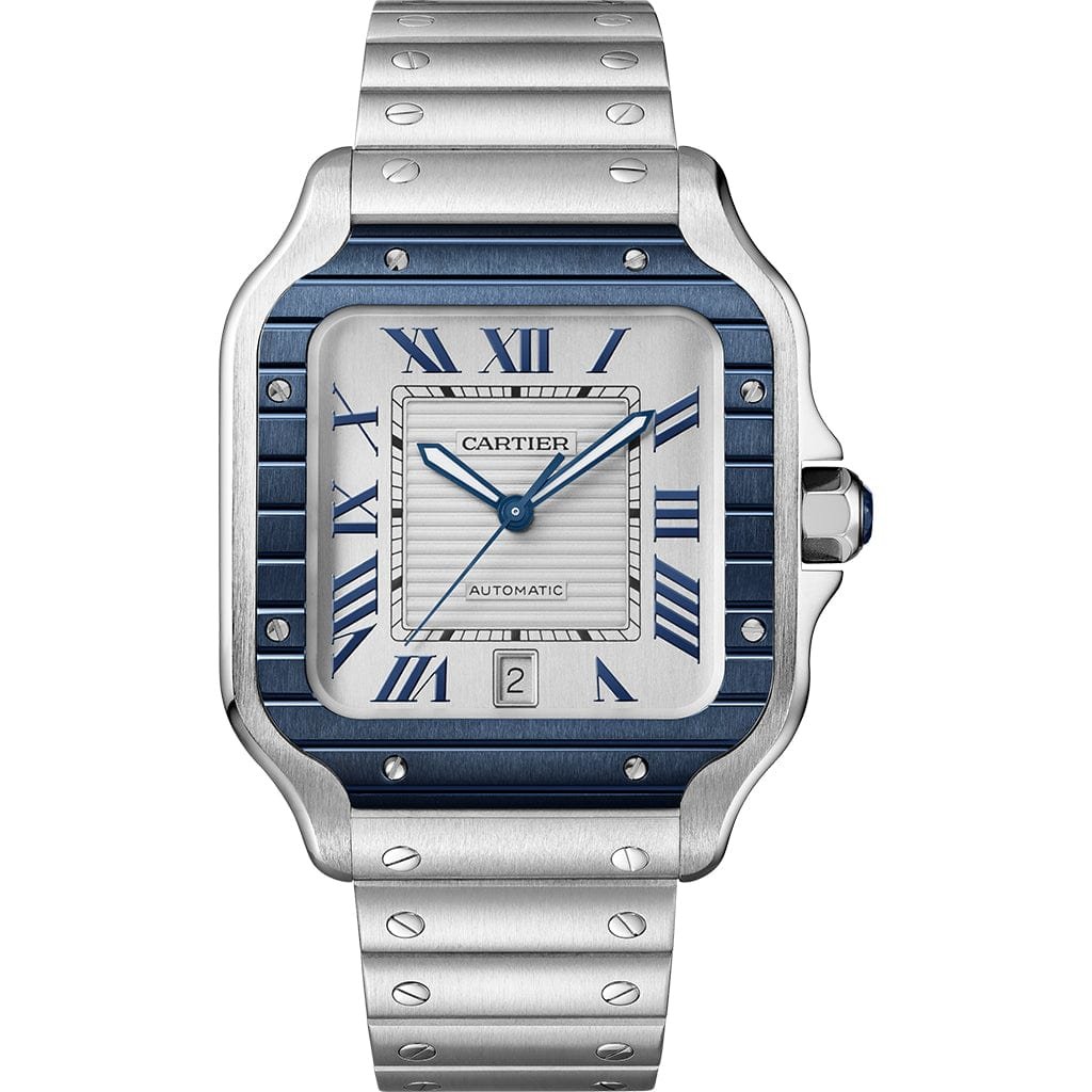 CRWSSA0047_0_png.jpg Santos de Cartier watch CRWSSA0047 - Image 1