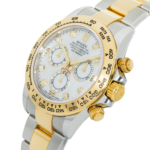 Rolex Daytona 116503 – Two-Tone 18k Yellow Gold & Stainless Steel Mother of Pearl Diamond Dial - Image 2