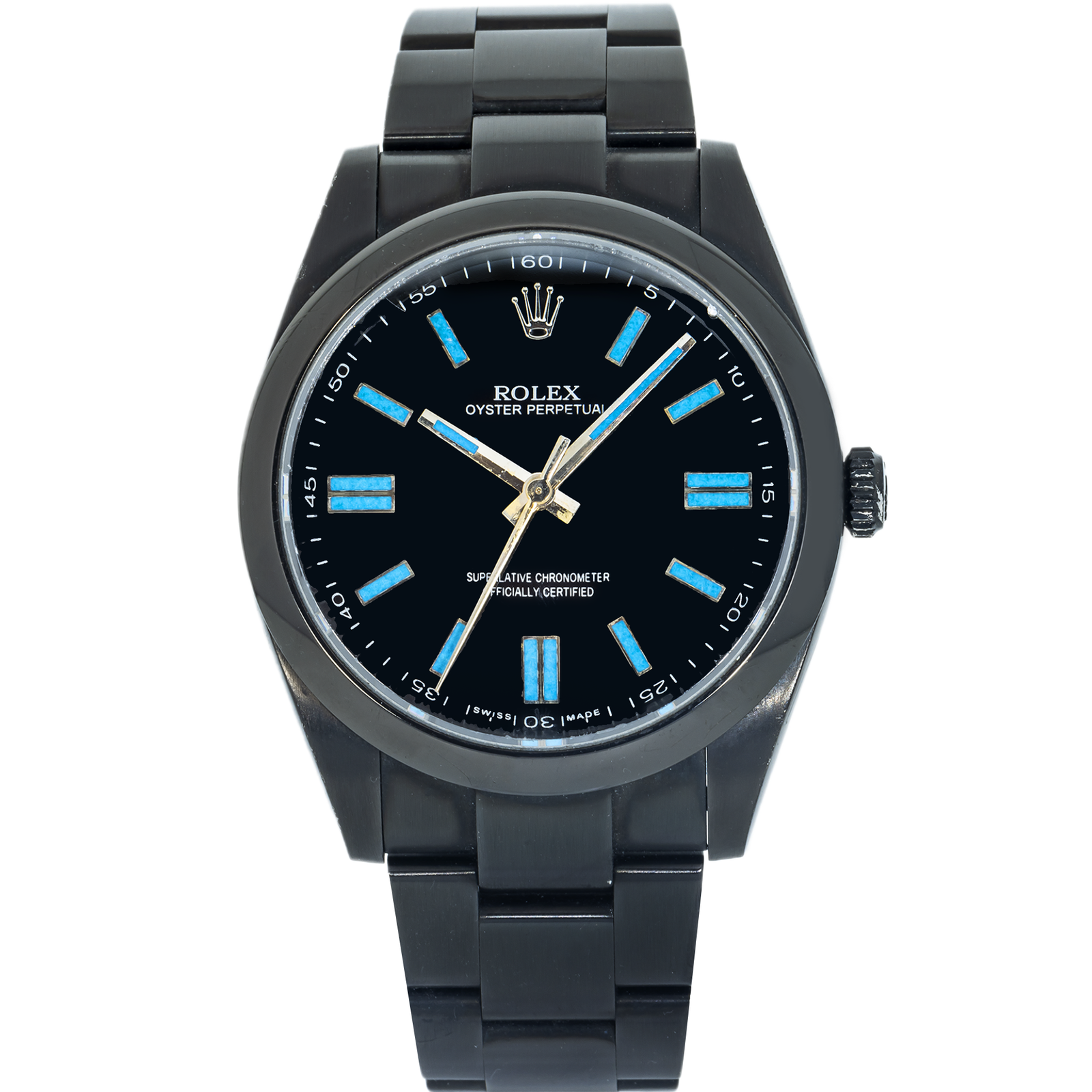 IMG_1541.png Rolex Stainless Steel Oyster Perpetual 41mm, 124300 Custom PVD Finish and Oyster Bracelet - Image 1
