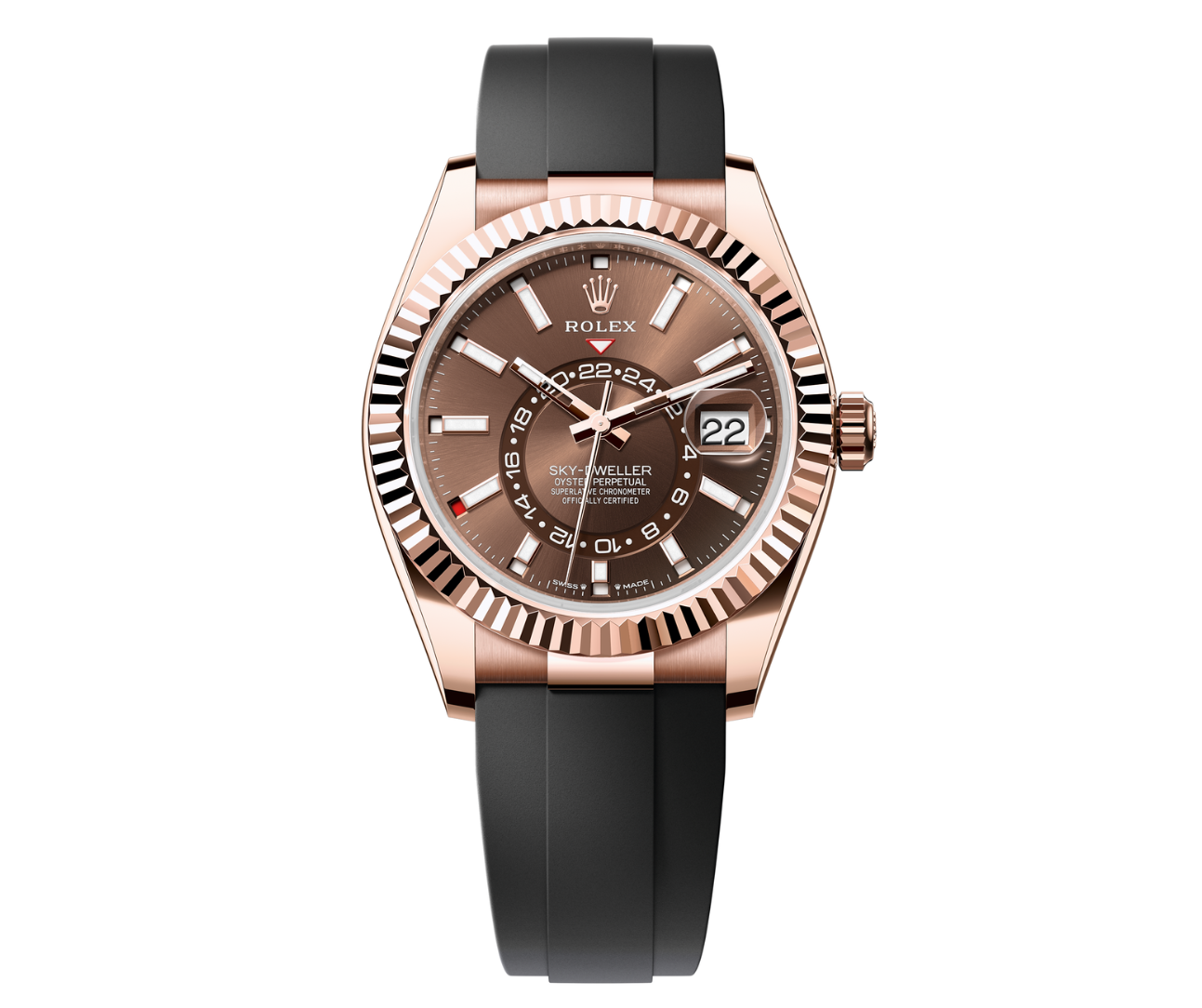 Rolex Sky-Dweller – Everose Gold Chocolate Dial on Oysterflex Ref. 336235 - Image 1