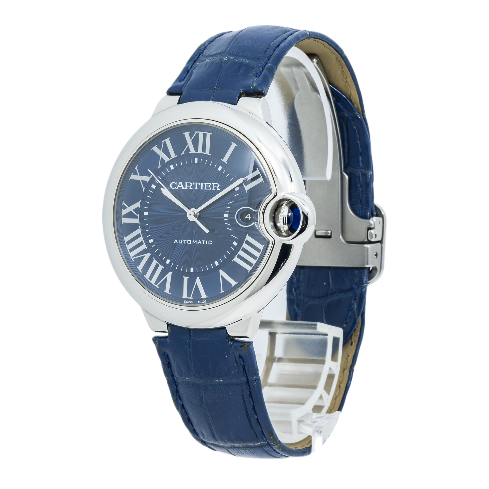 Pre-Owned-Cartier-Ballon-Bleu-42mm-Stainless-Steel-Automatic-Mens-Watch-WSBB0027-JD-Watches-NY.png Cartier Ballon Bleu 42mm Stainless Steel Automatic Men's Watch WSBB0027 - Image 1