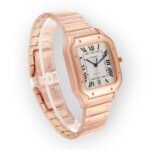 Cartier Santos de Cartier WGSA0018 39.8mm Silvered Opaline Dial With Rose Gold Bracelet - Image 5
