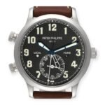 Patek Philippe Calatrava 5524 White Gold Pilot Travel Time Mens Watch - Image 2