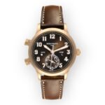 Patek Philippe Calatrava 7234 Rose Gold Pilot Travel Time Mens Watch
