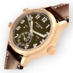 Patek Philippe Calatrava 7234 Rose Gold Pilot Travel Time Mens Watch - Image 3