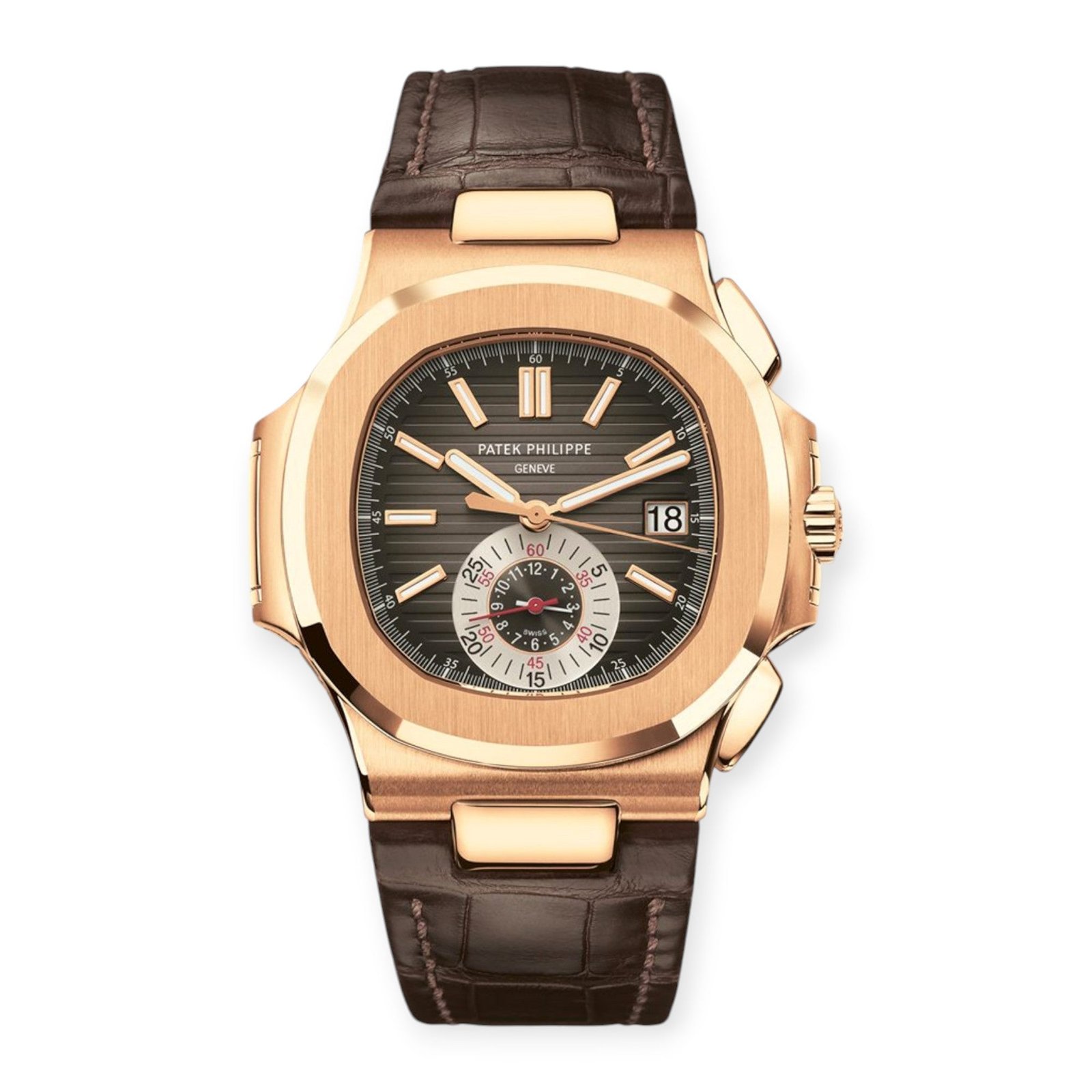 Pre-Owned-Patek-Philippe-Nautilus-5980R-40_5MM-Black-Brown-Dial-With-Leather-Bracelet-JD-Watches-NY.jpg Patek Philippe Nautilus 5980R 40.5MM Black-Brown Dial With Leather Bracelet - Image 1
