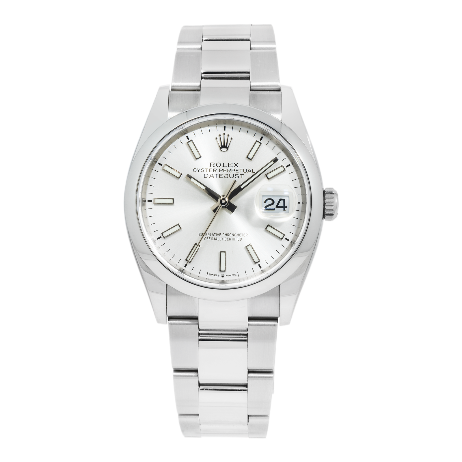 Pre-Owned-Rolex-36mm-Oyster-Perpetual-126200-with-Silver-Dial-JD-Watches-NY.png Rolex 36mm Oyster Perpetual 126200 with Silver Dial - Image 1