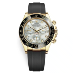 Rolex Cosmograph Daytona – 18k Yellow Gold with Mother-of-Pearl Dial and Oysterflex Bracelet Ref. 116518LN