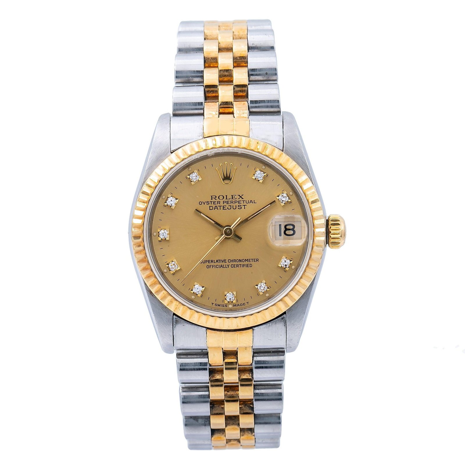 Pre-Owned-Rolex-Datejust-31MM-68273-Stainless-Steel-and-Yellow-Gold-Original-Champagne-Diamond-Dial-Jubilee-Bracelet-JD-Watches-NY-scaled-1.jpg Rolex Datejust 31MM 68273 Stainless Steel and Yellow Gold Original Champagne Diamond Dial Jubilee Bracelet - Image 1