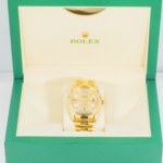 Rolex Day Date II President Yellow Gold Diamond and Ruby Dial 218238 - Image 5