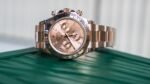 Rolex Daytona Rose Gold with Pink Champagne Dial with Diamond Baguette Hour Markers 116505 - Image 5