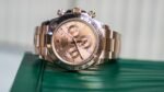Rolex Daytona Rose Gold with Pink Champagne Dial with Diamond Baguette Hour Markers 116505 - Image 7