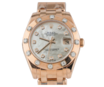 Rolex Pearlmaster 34 – 80315, 18k Rose Gold Case with Diamond Bezel and Mother-of-Pearl Dial, Rose Gold Pearlmaster Bracelet - Image 2