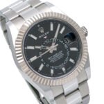 Rolex Sky Dweller Stainless Steel Oyster Bracelet Black Dial 326934 - Image 3
