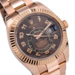 Rolex Sky Dweller Rose Gold 326935 Brown Arabic Dial Oyster Bracelet - Image 2