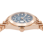 Rolex Sky Dweller Rose Gold with Blue Dial Jubilee Bracelet 336935 - Image 3