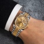 Rolex Steel and Yellow Gold Rolesor Datejust 36 Watch 126233 Champagne Diamond Dial - Jubilee Bracelet - Image 2