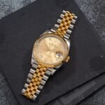 Rolex Steel and Yellow Gold Rolesor Datejust 36 Watch 126233 Champagne Diamond Dial - Jubilee Bracelet - Image 4