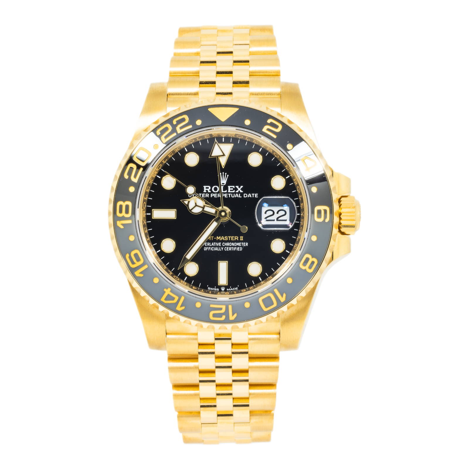 Pre-Owned-Rolex-Yellow-Gold-GMT-Master-II-126718GRNR-with-Jubilee-Bracelet-JD-Watches-NY.png Rolex Yellow Gold GMT Master II 126718GRNR with Jubilee Bracelet - Image 1