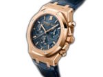 41mm Chronograph 18k Rose Gold Blue Dial On Leather - Image 5