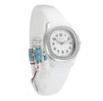 39mm Ladies Diamond Bezel Steel White Dial Quartz - Image 4