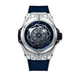 Hublot Big Bang Steel Black Dial Diamond Bezel 361.SX.1270.RX.1104 Replica