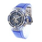 Hublot Big Bang Unico Sapphire 411.JX.4802.RT “Transparent Case” Collector’s Replica - Image 2